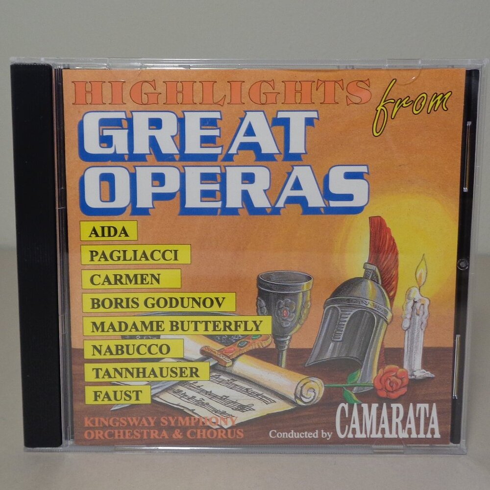 HIGHLIGHTS FROM GREAT OPERAS Conducted by Salvador Camarata / New CD / 8 Tracks